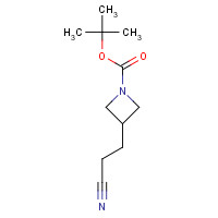 154748-54-6 tert-butyl 3-(2-cyanoethyl)azetidine-1-carboxylate chemical structure