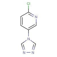 1394374-27-6 2-chloro-5-(1,2,4-triazol-4-yl)pyridine chemical structure