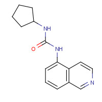 1252312-00-7 1-cyclopentyl-3-isoquinolin-5-ylurea chemical structure