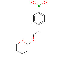 1095639-99-8 [4-[2-(oxan-2-yloxy)ethyl]phenyl]boronic acid chemical structure