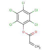 4513-43-3 (2,3,4,5,6-pentachlorophenyl) prop-2-enoate chemical structure