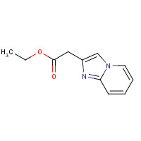 21755-34-0 ethyl 2-imidazo[1,2-a]pyridin-2-ylacetate chemical structure