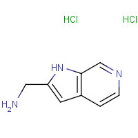 867035-40-3 1H-pyrrolo[2,3-c]pyridin-2-ylmethanamine;dihydrochloride chemical structure