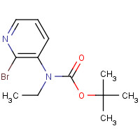 917868-24-7 tert-butyl N-(2-bromopyridin-3-yl)-N-ethylcarbamate chemical structure