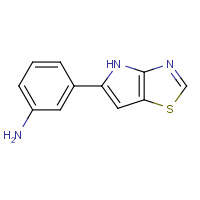 1258934-85-8 3-(4H-pyrrolo[2,3-d][1,3]thiazol-5-yl)aniline chemical structure