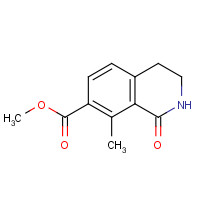 1616289-49-6 methyl 8-methyl-1-oxo-3,4-dihydro-2H-isoquinoline-7-carboxylate chemical structure