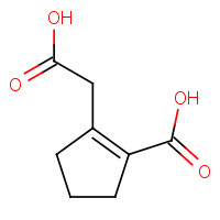 100378-73-2 2-(carboxymethyl)cyclopentene-1-carboxylic acid chemical structure