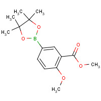478375-37-0 methyl 2-methoxy-5-(4,4,5,5-tetramethyl-1,3,2-dioxaborolan-2-yl)benzoate chemical structure