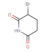 62595-74-8 3-bromopiperidine-2,6-dione chemical structure