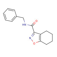 909207-64-3 N-benzyl-4,5,6,7-tetrahydro-1,2-benzoxazole-3-carboxamide chemical structure