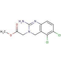 752151-24-9 methyl 2-(2-amino-5,6-dichloro-4H-quinazolin-3-yl)acetate chemical structure