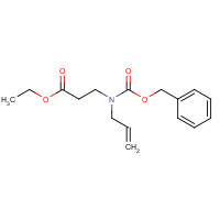 1419222-23-3 ethyl 3-[phenylmethoxycarbonyl(prop-2-enyl)amino]propanoate chemical structure