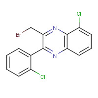 1064137-43-4 3-(bromomethyl)-5-chloro-2-(2-chlorophenyl)quinoxaline chemical structure