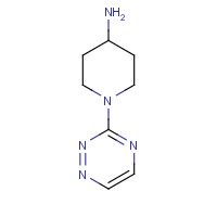 1343889-18-8 1-(1,2,4-triazin-3-yl)piperidin-4-amine chemical structure