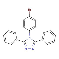 29091-56-3 4-(4-bromophenyl)-3,5-diphenyl-1,2,4-triazole chemical structure