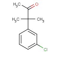 1017478-92-0 3-(3-chlorophenyl)-3-methylbutan-2-one chemical structure