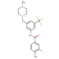 884600-98-0 3-iodo-4-methyl-N-[3-[(4-methylpiperazin-1-yl)methyl]-5-(trifluoromethyl)phenyl]benzamide chemical structure