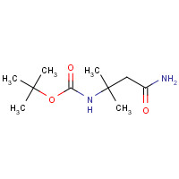 1355083-45-2 tert-butyl N-(4-amino-2-methyl-4-oxobutan-2-yl)carbamate chemical structure