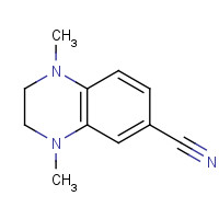 857283-87-5 1,4-dimethyl-2,3-dihydroquinoxaline-6-carbonitrile chemical structure