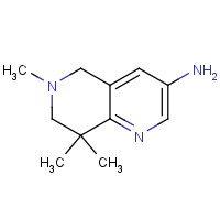 252901-48-7 6,8,8-trimethyl-5,7-dihydro-1,6-naphthyridin-3-amine chemical structure