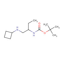1284249-44-0 tert-butyl N-[1-(cyclobutylamino)butan-2-yl]carbamate chemical structure