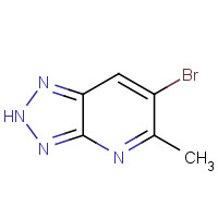 120640-84-8 6-bromo-5-methyl-2H-triazolo[4,5-b]pyridine chemical structure