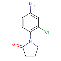 444002-88-4 1-(4-amino-2-chlorophenyl)pyrrolidin-2-one chemical structure