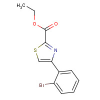 1261269-07-1 ethyl 4-(2-bromophenyl)-1,3-thiazole-2-carboxylate chemical structure