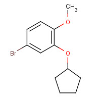 138509-45-2 4-bromo-2-cyclopentyloxy-1-methoxybenzene chemical structure