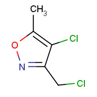 344329-96-0 4-chloro-3-(chloromethyl)-5-methyl-1,2-oxazole chemical structure
