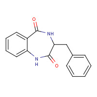 10167-35-8 3-benzyl-3,4-dihydro-1H-1,4-benzodiazepine-2,5-dione chemical structure