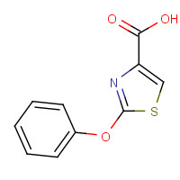 400776-26-3 2-phenoxy-1,3-thiazole-4-carboxylic acid chemical structure