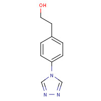 217192-45-5 2-[4-(1,2,4-triazol-4-yl)phenyl]ethanol chemical structure