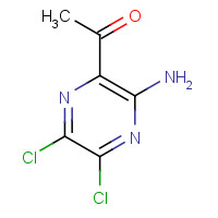 97131-90-3 1-(3-amino-5,6-dichloropyrazin-2-yl)ethanone chemical structure