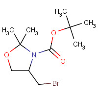 1192488-15-5 tert-butyl 4-(bromomethyl)-2,2-dimethyl-1,3-oxazolidine-3-carboxylate chemical structure