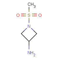 1340300-17-5 1-methylsulfonylazetidin-3-amine chemical structure