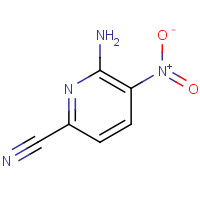 516481-67-7 6-amino-5-nitropyridine-2-carbonitrile chemical structure