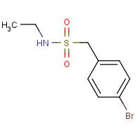 223555-84-8 1-(4-bromophenyl)-N-ethylmethanesulfonamide chemical structure