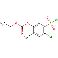 1245807-01-5 (4-chloro-5-chlorosulfonyl-2-methylphenyl) ethyl carbonate chemical structure