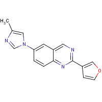 1201902-32-0 2-(furan-3-yl)-6-(4-methylimidazol-1-yl)quinazoline chemical structure