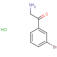 61858-39-7 2-amino-1-(3-bromophenyl)ethanone;hydrochloride chemical structure