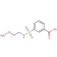 509094-14-8 3-(2-methoxyethylsulfamoyl)benzoic acid chemical structure