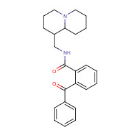 716343-13-4 N-(2,3,4,6,7,8,9,9a-octahydro-1H-quinolizin-1-ylmethyl)-2-benzoylbenzamide chemical structure
