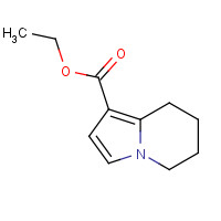 61009-77-6 ethyl 5,6,7,8-tetrahydroindolizine-1-carboxylate chemical structure