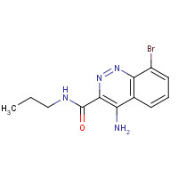 107346-32-7 4-amino-8-bromo-N-propylcinnoline-3-carboxamide chemical structure