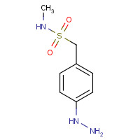 139272-29-0 1-(4-hydrazinylphenyl)-N-methylmethanesulfonamide chemical structure