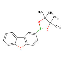 947770-80-1 2-dibenzofuran-2-yl-4,4,5,5-tetramethyl-1,3,2-dioxaborolane chemical structure