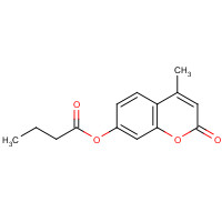 17695-46-4 (4-methyl-2-oxochromen-7-yl) butanoate chemical structure
