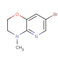 910037-14-8 7-bromo-4-methyl-2,3-dihydropyrido[3,2-b][1,4]oxazine chemical structure