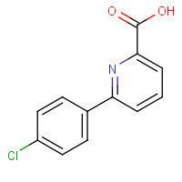 135432-77-8 6-(4-chlorophenyl)pyridine-2-carboxylic acid chemical structure